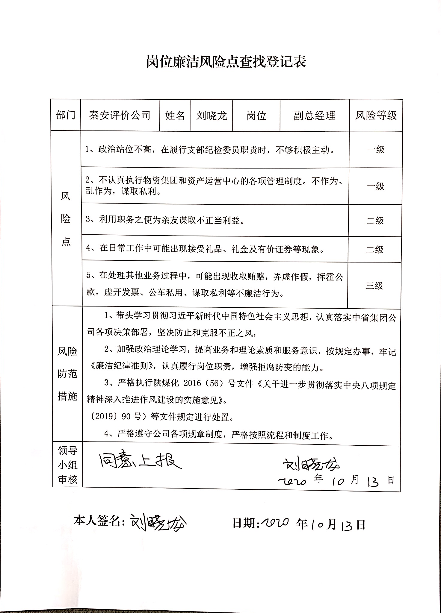 副总经理岗位廉洁风险点查找登记表.JPG